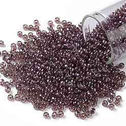(425) Gold Luster Marionberry TOHO 8/0 Round Beads, Japanese Seed Beads, (425) Gold Luster Marionberry, 3mm, Hole: 1mm, about 222pcs/bottle, 10g/bottle