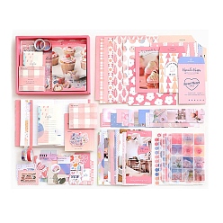 Розовый Набор бумаги для скрапбукинга, для альбома для вырезок diy, справочная бумага, украшение дневника, туманная роза, 230x185 мм, о 155 шт / комплект