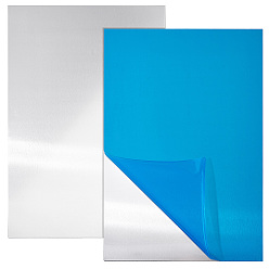 Платина Алюминиевый лист, для лазерной резки, точность обработки, изготовление пресс-форм, прямоугольные, платина, 30.1x20.1x0.15 см