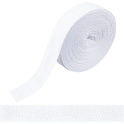 Blanco 11 Cinta de espiga de algodón m, accesorios de ropa, blanco, 1 pulgada (25 mm)