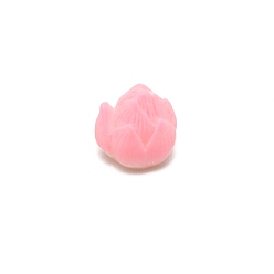 Pink Украшение из искусственных водных растений из смолы, лотос, для украшения аквариума в микроландшафтном стиле, розовые, 12.5x11x12.5 мм