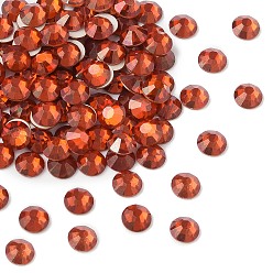 00030 251 Red Flame Preciosa® maxima crystal без горячей фиксации плоские камни, чешский хрусталь, срыв твердой мозговой оболочки, круглый(438 11 615 шатон-роза), 00030 251 красное пламя, ss 10 (2.7~2.9 мм)
