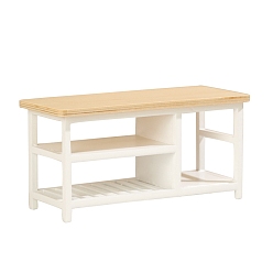 Бланшированный Миндаль Кукольный столик, компьютерный стол микро пейзаж кукольный домик аксессуары, притворяясь опорными украшениями, бланшированный миндаль, 157x64x75 мм