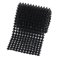 Черный 2ярды пластиковой конусной шляпки гвоздя отделка, чёрные, 101 мм
