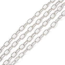 Платина Антикоррозийное покрытие родием 925 цепи из стерлингового серебра, пайки, платина, ссылка: 5.5x3.5x0.5 mm