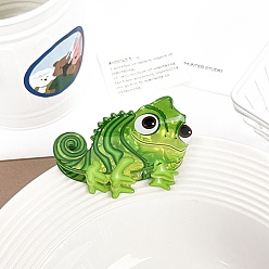 Зеленый Акриловые заколки для волос в виде когтей динозавра, аксессуары для волос для женщин и девочек, зелёные, 41x71 мм