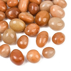 Red Aventurine Natural Red Aventurine Beads, Tumbled Stone, Nuggets, No Hole/Undrilled, Vase Filler Gems, 20~35x22~40x14~27mm