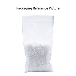 (DB0066) White Lined Crystal AB MIYUKI Delica Beads, Cylinder, Japanese Seed Beads, 11/0, (DB0066) White Lined Crystal AB, 1.3x1.6mm, Hole: 0.8mm, about 20000pcs/bag, 100g/bag