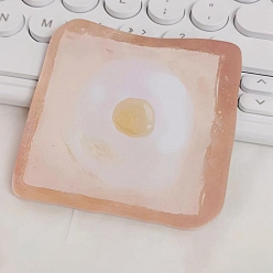 Темный Лосось Блокнот с рисунком хлеба, стикеры, наклейки с наклейками, для офисного школьного чтения, темный лосось, 80x75 мм, 30 шт