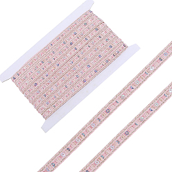 Pink 10 лента из полиэстера в ярдах, аксессуары для одежды, розовые, 3/8 дюйм (10 мм)