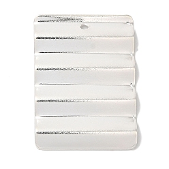 Посеребрённый Латуни кулон, без свинца и без кадмия, прямоугольные, 925 серебро покрытием, 25.5x18x2 мм, отверстие : 1.4 мм