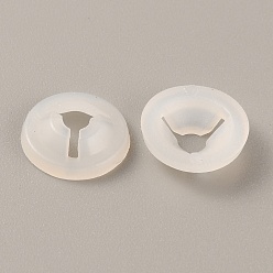 (404) Непрозрачное AB Кислое яблоко Пластиковые круглые прокладки для кукольных глаз, носа, Безопасные шайбы для глаз и носа для куклы животного для изготовления кукол своими руками, цветочный белый, 13x3.5 мм, отверстие : 2 мм