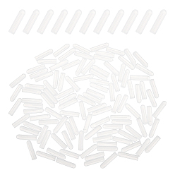 Белый Дым 150шт. силиконовых игольчатых уплотнительных пробок, защитный чехол, серый, 15x3.5 мм, внутренний диаметр: 0.5 мм, 150 шт / комплект