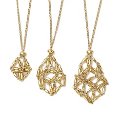 Золотой 304 изготовление ожерелий из цепочек-макраме из нержавеющей стали, золотые, 17.76~29.69 дюйм (45.1~75.4 см), 3 шт / комплект