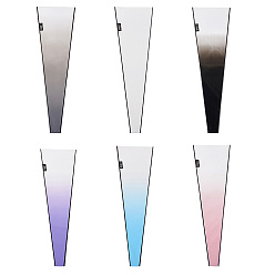 (52) Непрозрачная лаванда 120 шт. 6 цветные подарочные пакеты из полипропилена (OPP), упаковочные пакеты с одной розой, букет цветов сумка на день святого валентина, разноцветные, 37x3~11.5 см, 20 шт / цвет