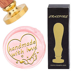 Слово Латунная восковая печать с деревянной ручкой, для diy scrapbooking, слово, 25 мм