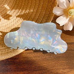 Светло-Синий Акриловый зажим в форме облака, универсальный аксессуар для волос для женщин, голубой, 105x50 мм