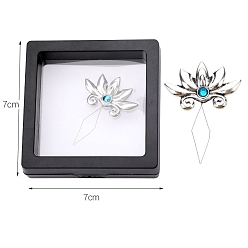 Платина Устройство для заправки иглы для цветов, многофункциональное устройство для заправки нитей, инструмент для заправки иглы, платина, 70x70x20 мм