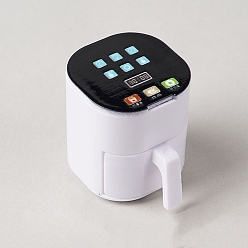 Белый Миниатюрные украшения из смолы для электроприборов, аксессуары для домашнего кукольного домика с микро-ландшафтом, притворяясь опорными украшениями, белые, 32x26x30 мм