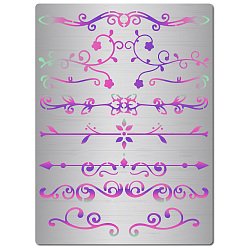 Цветок Трафареты для резки металла из нержавеющей стали, для diy scrapbooking / фотоальбом, декоративное тиснение, матовый цвет нержавеющей стали, цветок, 190x140 мм