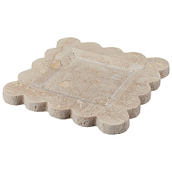 Квадрат Мраморные ювелирные тарелки, квадратный, 203x203x17.5 мм, внутренний диаметр: 160x160 мм