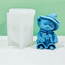 Звезда Хэллоуин медведь призрак сделай сам силиконовые формы для свечей, для изготовления ароматических свечей, звезда, 7x10 см