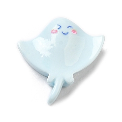 Fish Кабошоны из непрозрачной смолы на тему океана, морские животные кабошоны, рыба, 14x14x5.5 мм