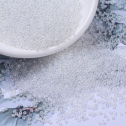 (RR160) Хрустальный Блеск Миюки круглые бусины рокайль, японский бисер, 11/0, (rr 160) кристаллический блеск, 2x1.3 мм, отверстия : 0.8 mm, около 50000 шт / фунт