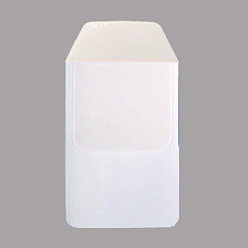 Белый Полупрозрачные пластиковые сумки для врачей и медсестер из ПВХ, футляр с несколькими ручками, вставной держатель для карандашей, герметичный и водонепроницаемый, офисные принадлежности, прямоугольные, белые, 157x85 мм