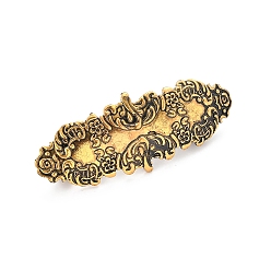 Античное Золото Застежка-молния из сплава, овальные, античное золото , 65x25 мм
