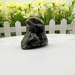 Syenite Натуральные сиенитовые скульптурные украшения, для украшения стола домашнего офиса, орел, 30~40 мм