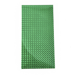 Green Waterproof Holographic Adhesive Craft Vinyl Sheets, Works with Cameo and Cutters, for Craft Decoration, Green, 20x10x0.01cm