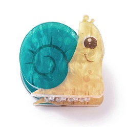 Snail Симпатичные мини-животные акриловые заколки для волос с когтями, аксессуары для волос для девочек, улитка, 25.5x27x25 мм