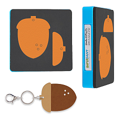 Acorn 1 шт. штампы для резки дерева, Со сталью, для diy scrapbooking / фотоальбом, декоративная тисняющая бумажная карточка, желудь, 100x100x9 мм