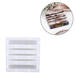 Белый Силиконовые формы для ковриков под чашки своими руками, формы для литья смолы, для уф-смолы, изготовление изделий из эпоксидной смолы, белые, 105x103x30 мм