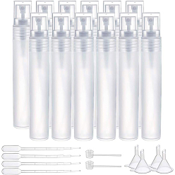 Прозрачный DIY Kit, с пластиковым распылителем, пластиковая воронка, пипетки капельницы и пластиковый насос, прозрачные, 13.55 см, Емкость: 20 мл