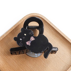 Cat Shape Милые заколки-коготки из ПВХ, форма кошки, 80x55x45 мм