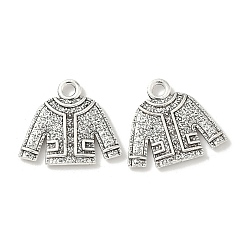 Античное Серебро Сплавочные подвески тибетского стиля, одежда, без кадмия и без свинца, античное серебро, 18.5x21.5x2 мм, отверстие : 2.5 мм, 478 шт / 1000 г
