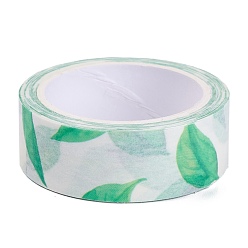 Blatt Dekorative Papierbänder, Klebebänder, für DIY Scrapbooking liefern Geschenkdekoration, Blattmuster, 1.5x4.4 cm, 7 m / Rolle