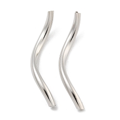 Платина Латунь, без кадмия и без свинца, платина, 24~25x2 мм, отверстие : 0.9~1.2 мм