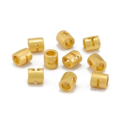 Letter T Полые подвесные бусины из сплава, бочка с письмом, матовый золотой цвет, letter.t, 6.5x5 мм, отверстие : 3.5 мм