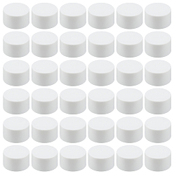 Белый Пластиковые винтовые крышки из полипропилена, колонка, белые, 3.6x2.1 см