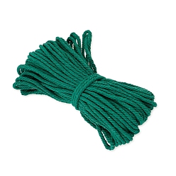 Зеленый Хлопковый шнур макраме, круглая веревка макраме для настенных вешалок, украшения в стиле бохо, макраме своими руками, зелёные, 3 мм, около 21.87 ярдов (20 м) / пачка