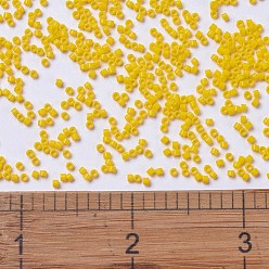 (DB1132) Opaque Canary MIYUKI Delica Beads, Cylinder, Japanese Seed Beads, 11/0, (DB1132) Opaque Canary, 1.3x1.6mm, Hole: 0.8mm, about 10000pcs/bag, 50g/bag