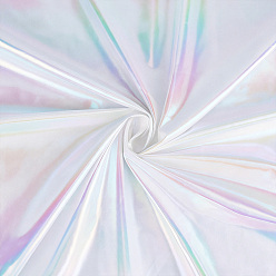 White Polyester Fabric, Clothing Accesories, White, 1480~1550x0.1mm