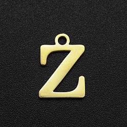 Letter Z 201 прелести нержавеющей стали, лазерная резка, буквы, золотые, letter.z, 12x8x1 мм, отверстие : 1.5 мм