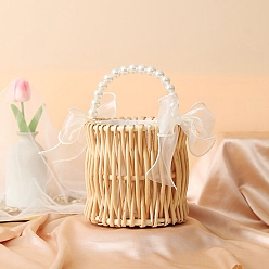Snow Woven Gift Box, Wedding Candy Packaging Box, Snow, 23x16cm
