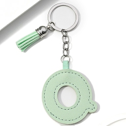 Letter Q Брелки из искусственной кожи, украшения для сумок и кошельков, алфавит, Буква Q, 12x4 см