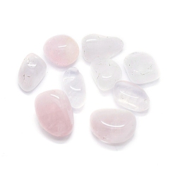 Rose Quartz Natural Rose Quartz Beads, Healing Stones, for Energy Balancing Meditation Therapy, No Hole/Undrilled, Tumbled Stone, Vase Filler Gems, Nuggets, 23~33x14~25x11~20mm