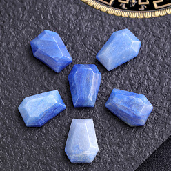 (306FM) Жонкиль матовый с лаймовой подкладкой Резные украшения для гроба из натуральной голубой пятнистой яшмы, Камни Рейки для домашнего офиса, рабочего стола, украшение по фэн-шуй, 20x15 мм